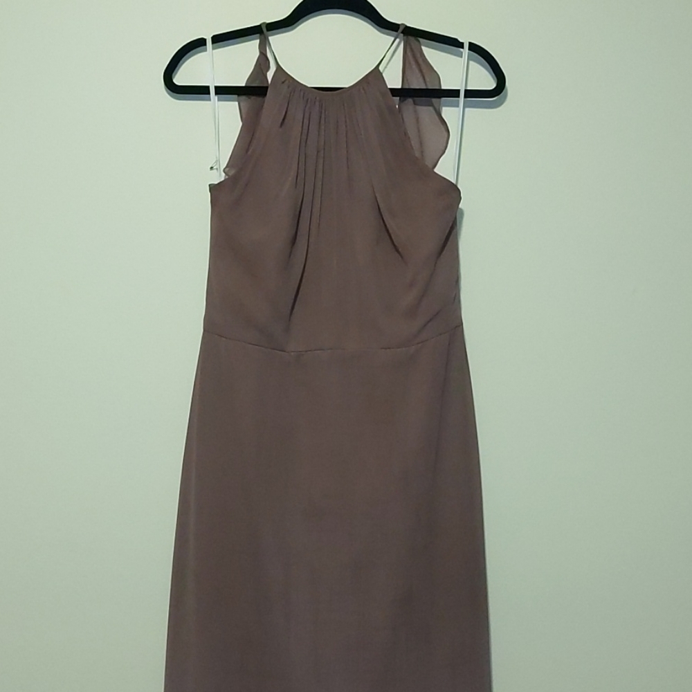 Mauve bridesmaid dress